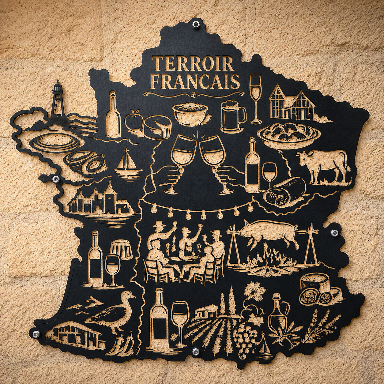 🇫🇷 DÉCO MURALE “TERROIR FRANÇAIS”